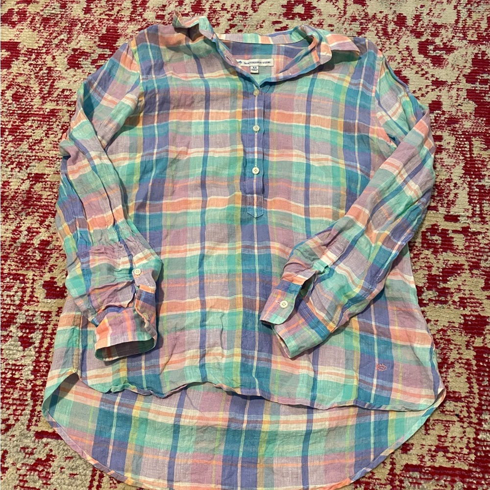 Southern Tide Spring Flannel - Picture 2 of 3